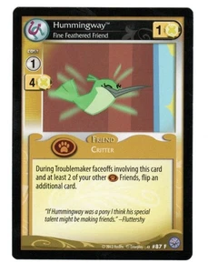 2013 MLP My Little Pony CCG Hummingway #87 Feathered Friend - Hasbro Enterplay - Picture 1 of 2