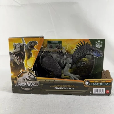 Figura de acción de dinosaurio Wild Roar Jurassic World Toy Dino Trackers DRYPTOSAURUS Foto 1 de 4