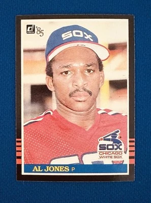 1985 DONRUSS #404 AL JONES CHICAGO WHITE SOX NM-MT or BETTER ROOKIE CARD - Image 1 of 2