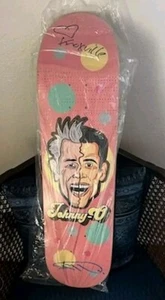 Jackass Steve-O & Johnny KNOXVILLE  SIGNED Johnny-O Skateboard REAR & Rear Pin - Picture 1 of 13