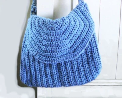 Crochet Pattern DIGITAL DOWNLOAD Summer Shoulder Bag #385 - Image 1 of 4