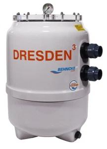 Behncke Dresden³ Filterkessel Ø 600mm Anschlussverschraubung 1½" lichtgrau - Bild 1 von 4