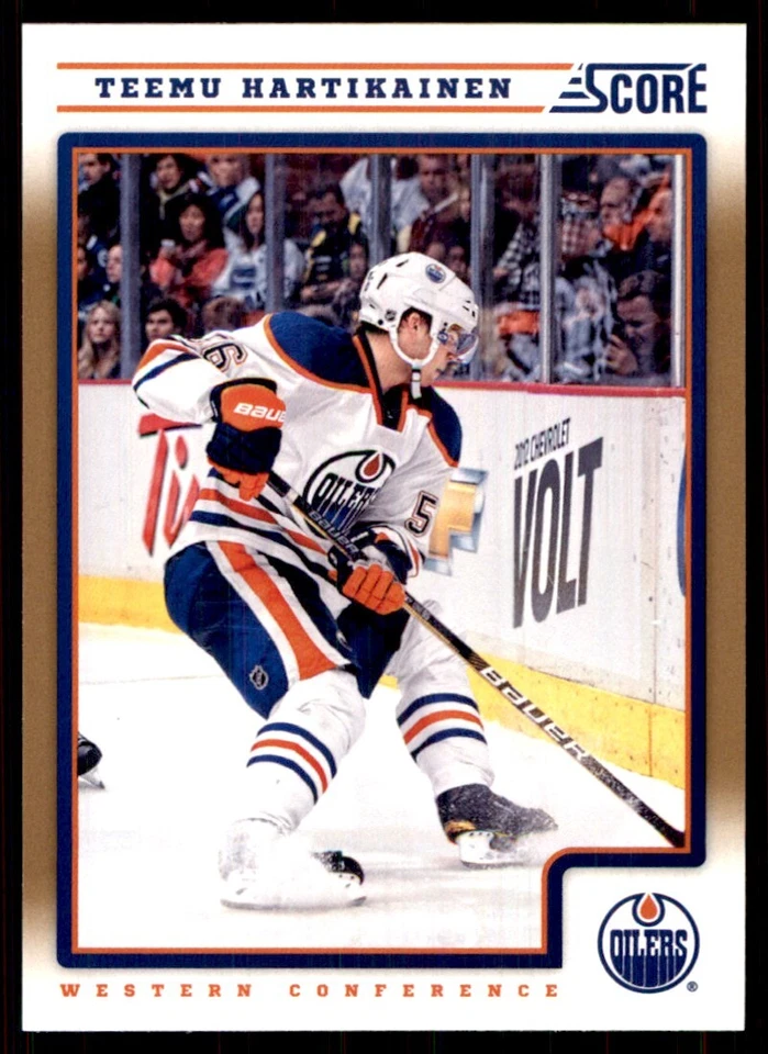2012-13 Score Gold Rush Teemu Hartikainen Edmonton Oilers #205 - Image 1 of 2