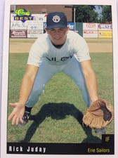 1991 Erie Sailors-Classic BEST Minor League Baseball Card-Rick Juday