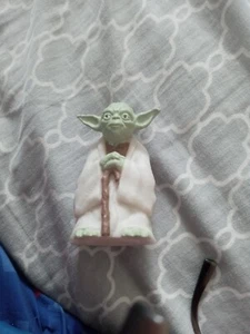 Figura de plástico Star Wars Yoda de 3 pulgadas de 1996 Applause vintage usada - Imagen 1 de 3