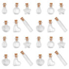 60 Pcs Small Glass Favor Jars Decorative Bottles Tiny Clear Glass Jars