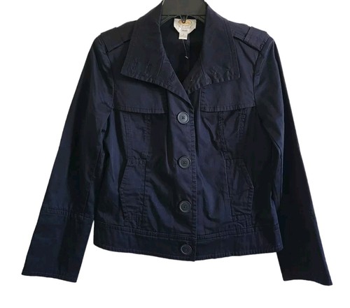 VETEMENTS Giacca blu navy Talbots Petites Strech taglia 6P