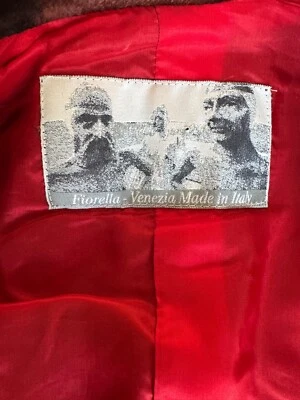 Blazer de Terciopelo Fiorella Mancini Raro - Italia | De Colección Y2K | S/XS Marrón Rojo Foto 1 de 4