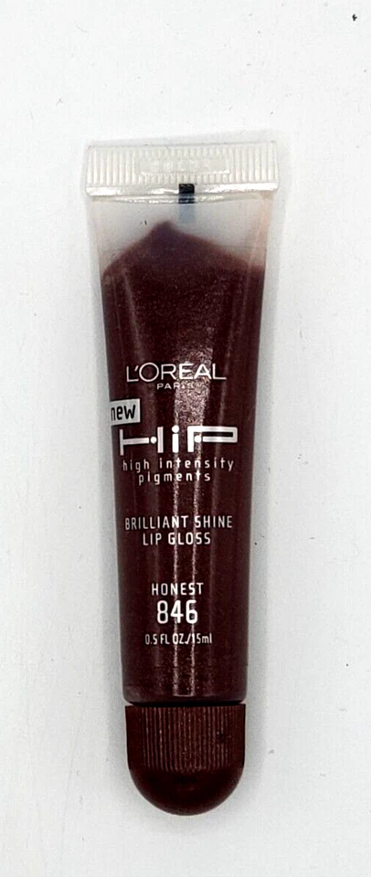 NEW L'Oréal HiP High Intensity Pigments Brilliant Shine Lip Gloss- 846 HONEST - Image 1 of 1