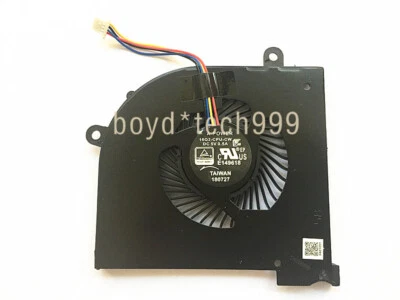 CPU Cooling Fan Genuine New MSI GS65 GS65VR Stealth MS-16Q2  16Q2-CPU-CW - Image 1 of 4