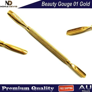 Rose Gold Beauty Gouges 01 Limpiador de Uñas Empujador de Cutículas Manicura Pedicura Herramientas - Imagen 1 de 4