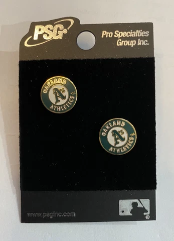 Authentic Oakland Athletics Post Stud Earrings MLB Licensed Product New! Cover