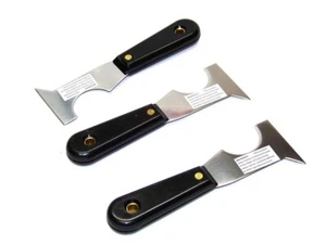 3 pcs 5 in 1 Paint scraper putty knife Decal Remover roller cleaner crevice - Bild 1 von 1