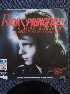 Rick Springfield - 7" Jute Box Vinyl - LOVE SOMEBODY - Picture 1 of 4