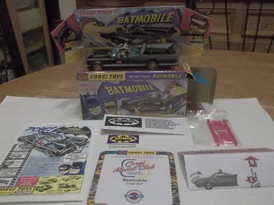 Corgi Modell Verein 267 - 1966 Batmobile - Matt Schwarz - Reproduction - - Bild 1 von 4