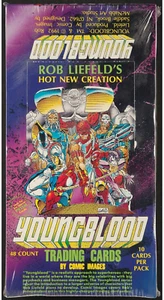 Youngblood 1992 Comic Images Rob Liefeld Trading Cards - Factory Sealed Box New - Picture 1 of 2