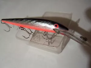1 Rebel Rattling Not-Joint Spoonbill Minnow Lure D22101 Silver/Black/RB - Bild 1 von 5