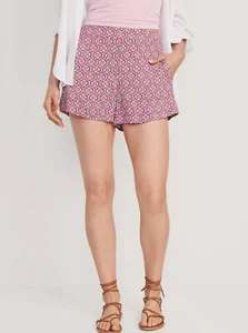 Old Navy Women’s High-Waisted Playa Shorts -- 4-inch inseam Size Small or 2X $27 - Picture 1 of 5