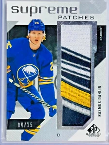 2021-22 SP Game Used Supreme Patch #SPRD Rasmus Dahlin /15 Buffalo Sabres - Bild 1 von 1