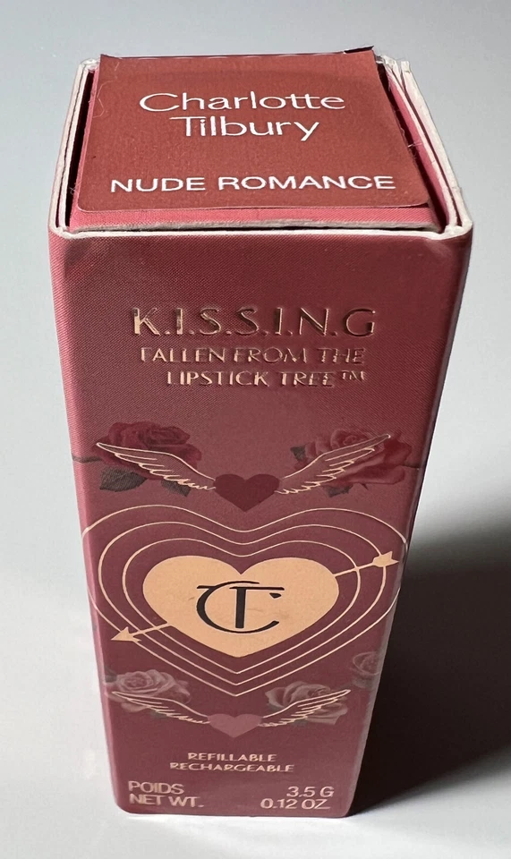 Charlotte Tilbury Kissing LOOK of Love Lipstick in Nude Romance Bf6
