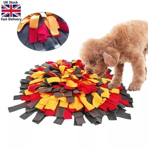 Pet Dog Snuffle Mat Sniffing Treat Foraging Puzzle Feeder Toy Nose Training Pads - Picture 1 of 7