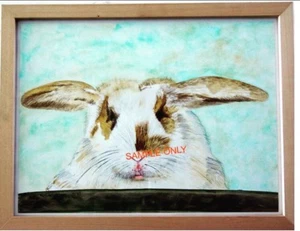 Original Aquarell Gemälde eines Hasen - Bild 1 von 1