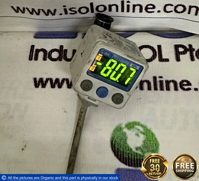 SMC ZSE40AF-01-R Digital Pressure Vacuum Switch –100 to 100kPa ZSE40AF Series - Image 1 of 4