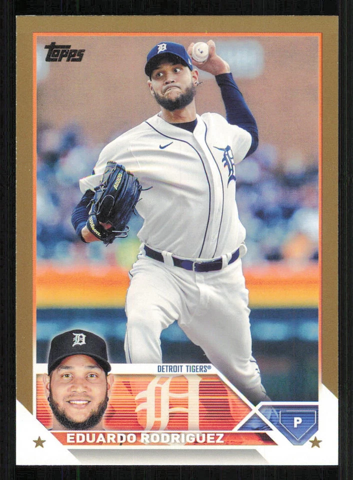 2023 Topps Gold #59 Eduardo Rodriguez /2023 - Image 1 of 2