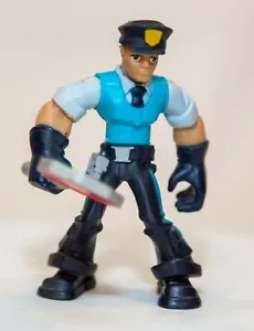 RARE 2009 Hasbro ADVENTURE HEROES Action Figure Police Man With Sign Toy - Picture 1 of 8