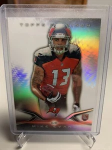 Tarjeta de novato Topps Platinum Mike Evans 2014 RC #150 Buccaneers - Imagen 1 de 1