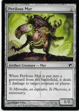 4 Perilous Myr - LP - Scars of Mirrodin - mtg - x4 4x