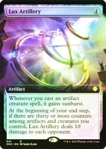 MTG FOIL Lux Artillery Extended Art - Phyrexia: All Will Be One Commander #041 - Bild 1 von 1