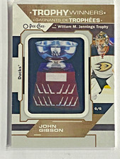 2019-20 O-Pee-Chee Trophy Winners Patch (William M. Jennings) #P-25 John Gibson