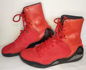 Nike Kobe IX 9 High KRM EXT Red Mamba 2014 9,5 Uomo 716993-600 Bryant Basket - Foto 1 di 24