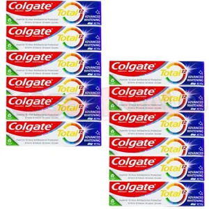 12x COLGATE 115g TOOTHPASTE TOTAL 12 ADVANCED WHITENING GEL - Picture 1 of 3