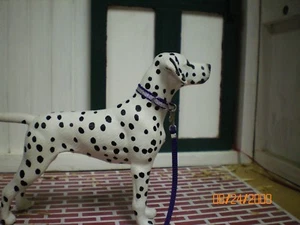 Jaapi PURPLE/SILVER large dog collar, fit Breyer Companions, not for real dogs - Picture 1 of 1
