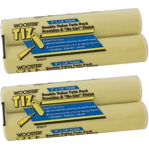 Wooster Original 9" Tiz 2 Sets von 2er-Pack Schaumstoff Rollenabdeckung - R730-9-2PK - Bild 1 von 3