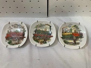Set di 3 locomotive a vapore con piastra decorativa in Cina con corona d'oro Bavaria 39,99 - Foto 1 di 8
