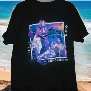 TLC 2023 HOT SUMMER NIGHTS TOUR ADULT XLARGE TSHIRT - Picture 1 of 3