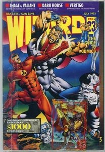 WIZARD #23 ~ REVISTA COMICS JULIO 1993 ~ SELLADO EN BOLSA DE POLIETILENO CON TARJETA - Imagen 1 de 1