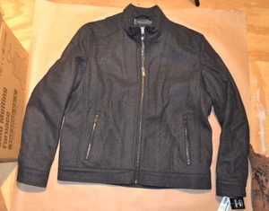 Cappotto Uomo Michael Kors - Lana Antracite - Taglia L - Foto 1 di 9