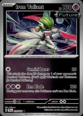 Iron Valiant - Uncommon SV05: Temporal Forces 079/162 LP - Image 1 of 2