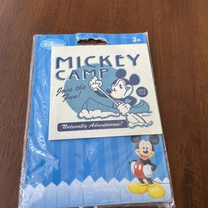 Vintage Disney Mickey Camp Fridge Magnet - Picture 1 of 2