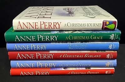 Lot of 6 Anne Perry Historical Mystery Books from “Christmas Novellas” Series Foto 1 de 4