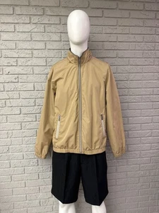 Bobby Jones Herren hellbraun Golf Full Zip Windbreaker Jacke Größe L - Bild 1 von 13
