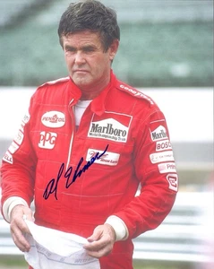 AL UNSER HANDSIGNIERTES 8x10 FARBFOTO + COA LEGENDÄRER RENNFAHRER - Bild 1 von 1