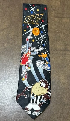 Corbata de baloncesto Bugs Bunny Taz Pato Lucas LOONEY TUNES Foto 1 de 4