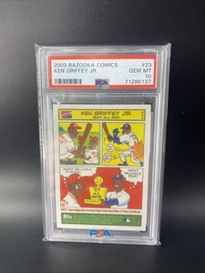 2003 Bazooka Comics #23 Ken Griffey Jr. PSA 10 GEM MINT - Picture 1 of 1