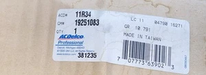 Ac Delco 11R34 Gm 19251083 Rear Passenger Power Window Regulator - Picture 1 of 1