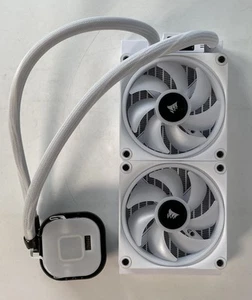 CORSAIR iCUE LINK H100i 240mm AIO RGB Liquid CW-9061001-WW CPU Cooler Read Desc - Afbeelding 1 van 3